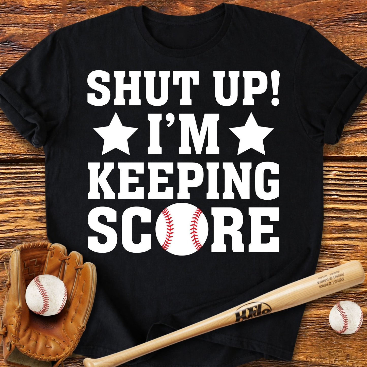 i'm Keeping Score Baseball T-Shirt - HomeRun PrintsT-Shirt