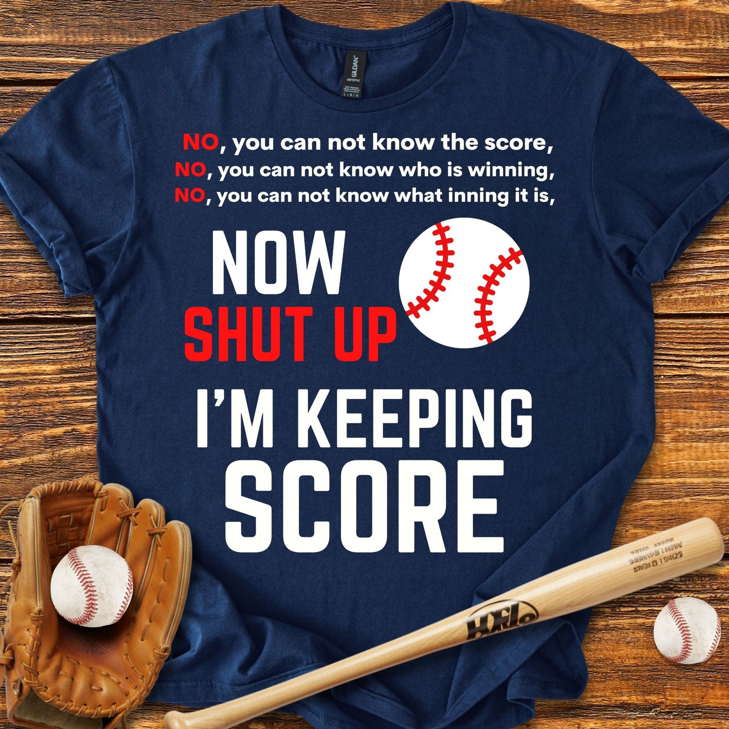 I'm Keeping Score s T-shirt - HomeRun PrintsT-Shirt