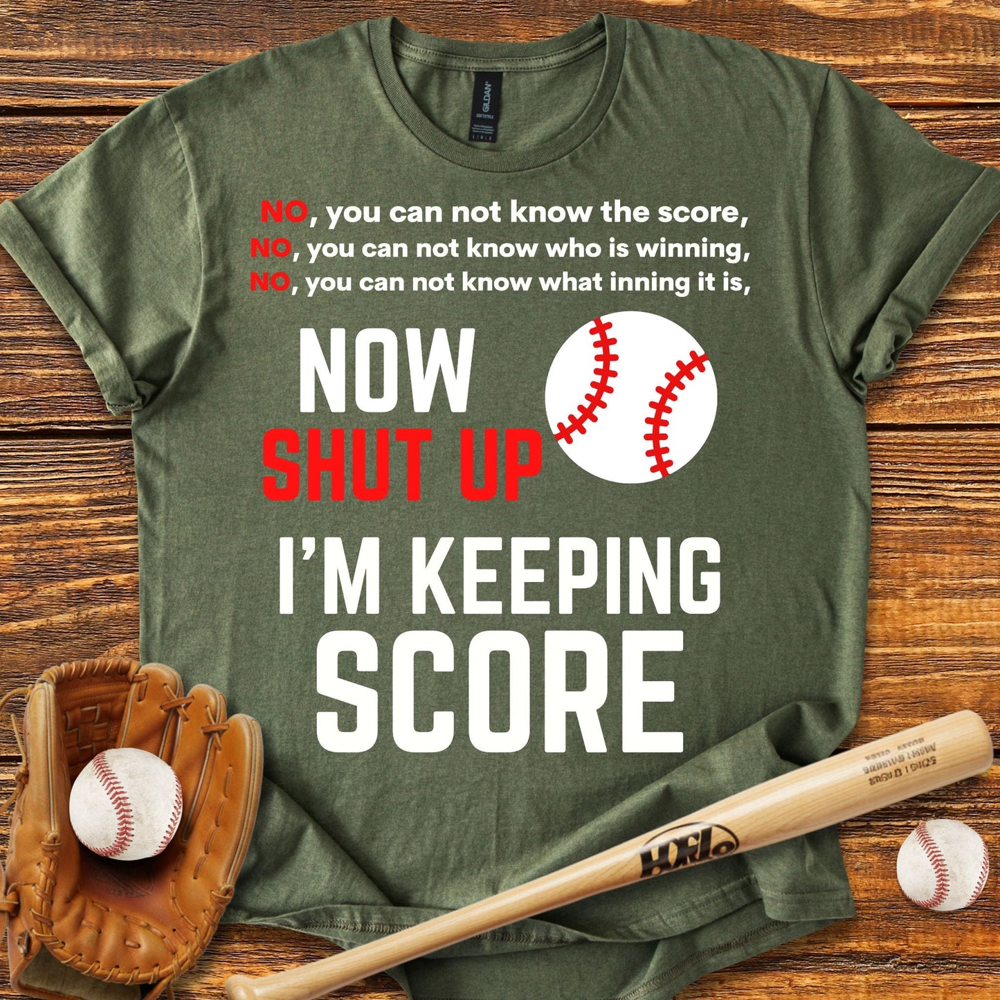 I'm Keeping Score s T-shirt - HomeRun PrintsT-Shirt