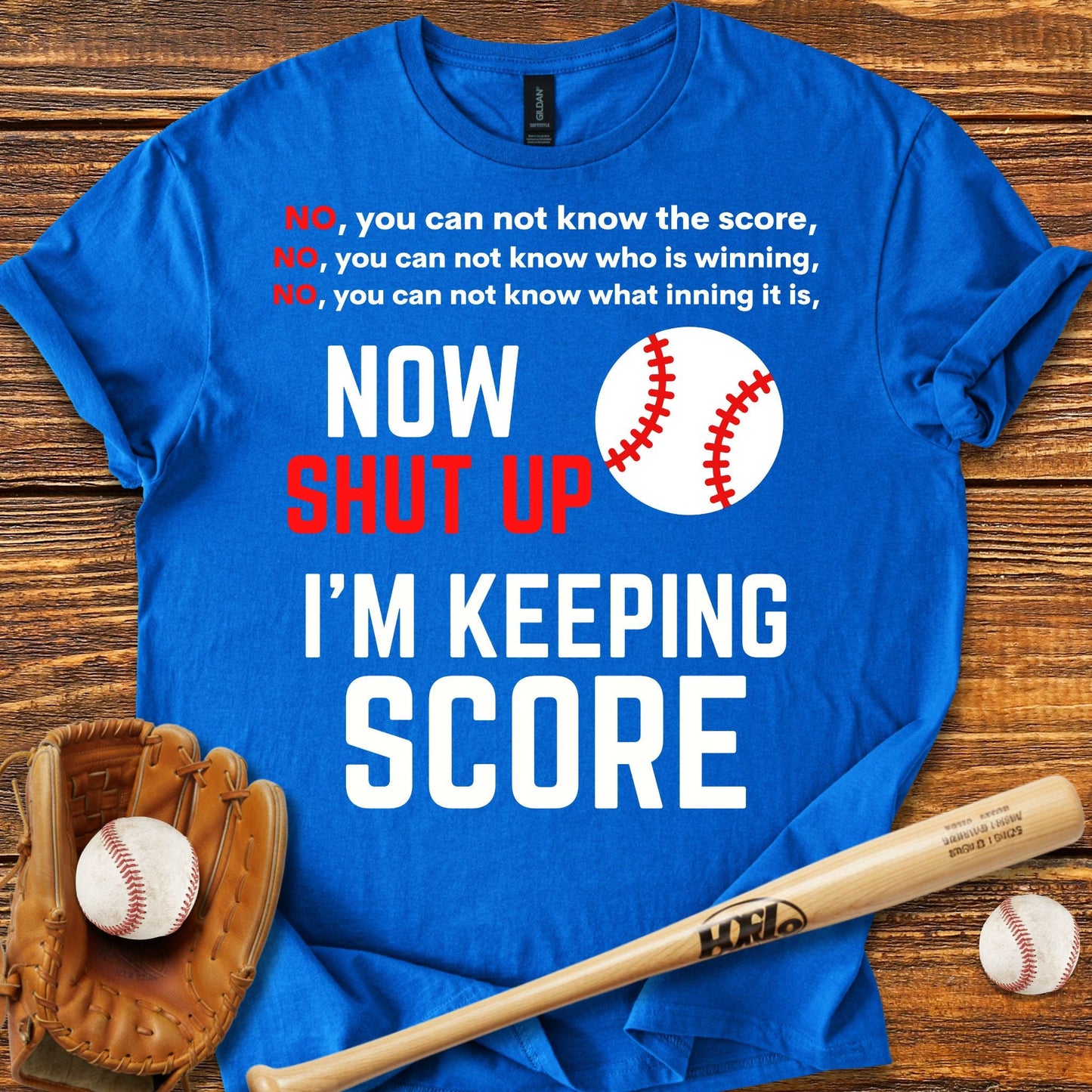 I'm Keeping Score s T-shirt - HomeRun PrintsT-Shirt