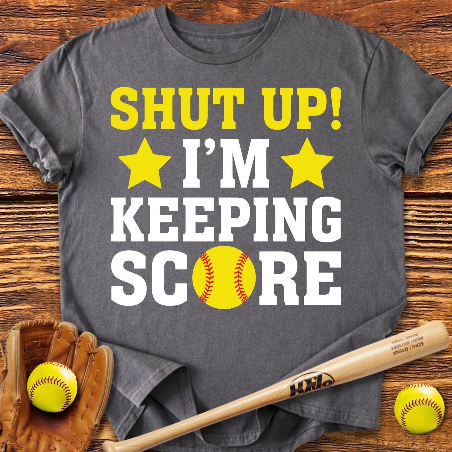 i'm Keeping Score Softball T-Shirt - HomeRun PrintsT-Shirt
