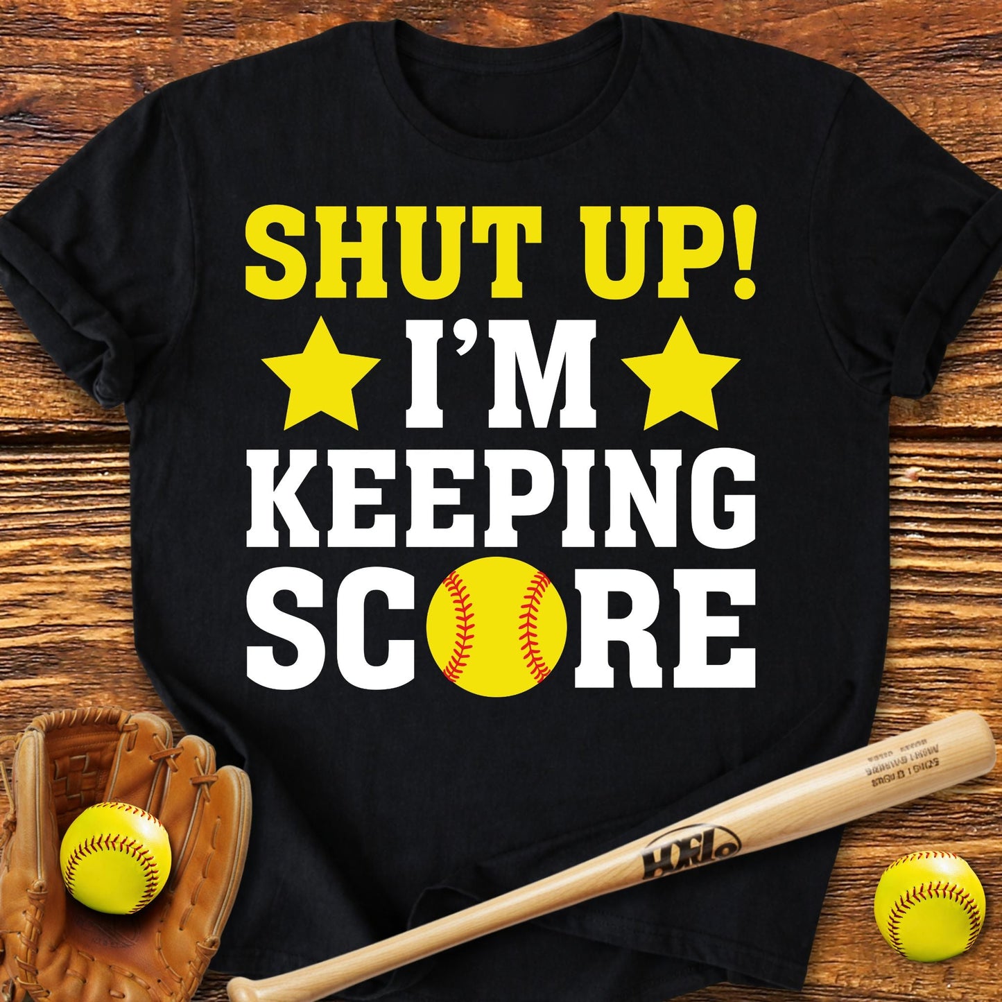 i'm Keeping Score Softball T-Shirt - HomeRun PrintsT-Shirt