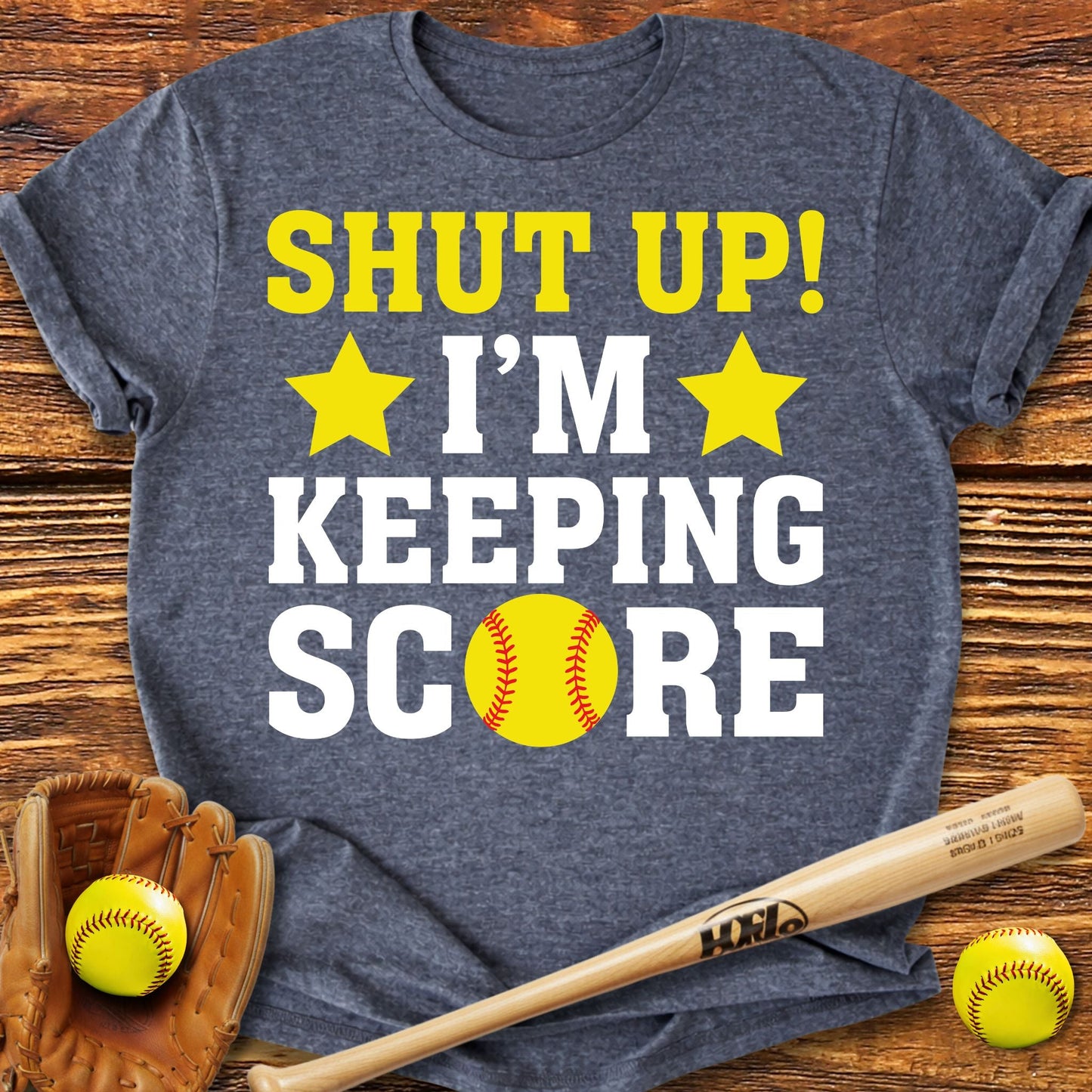 i'm Keeping Score Softball T-Shirt - HomeRun PrintsT-Shirt