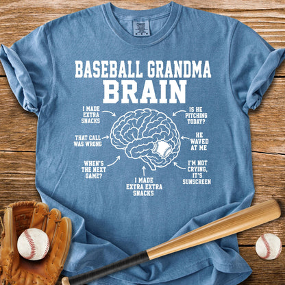 Inside Baseball Grandma's Brain - HomeRun PrintsComfort Colors