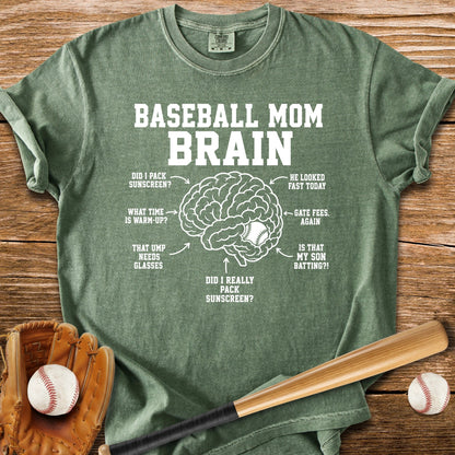 Inside Baseball Mom's Brain - HomeRun PrintsComfort Colors