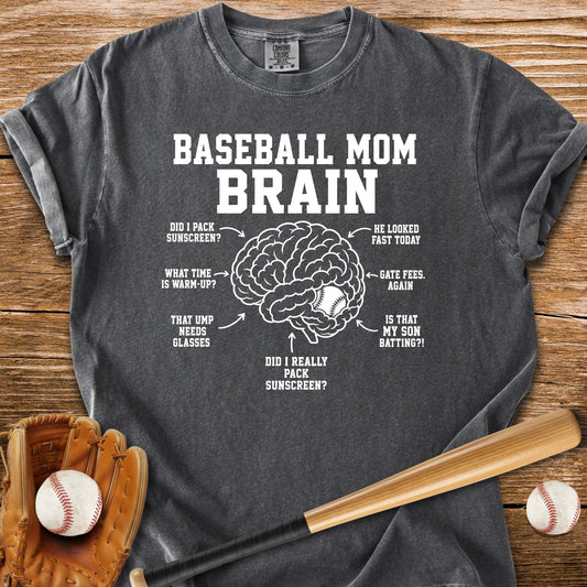 Inside Baseball Mom's Brain - HomeRun PrintsComfort Colors