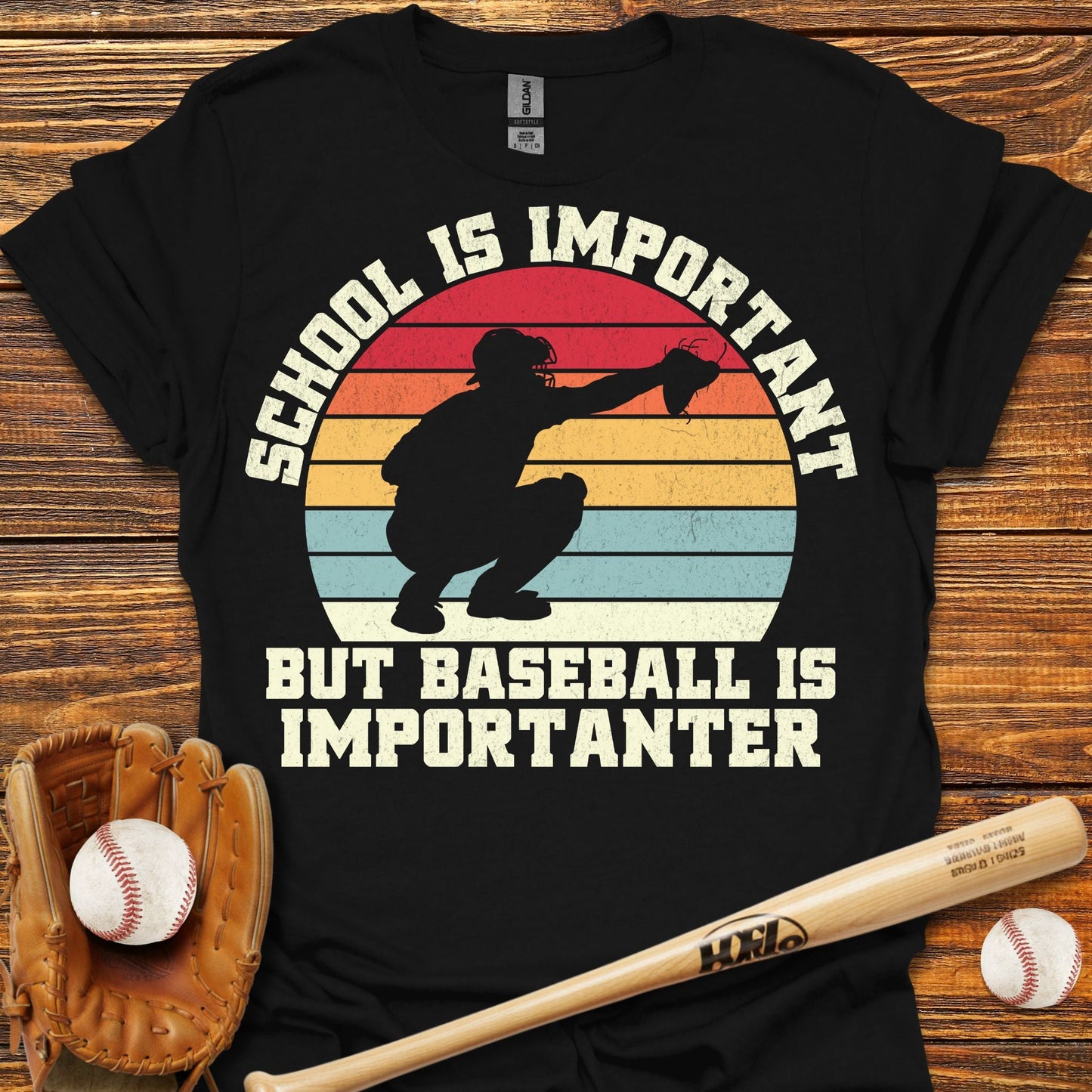 Is Importanter Catcher T-Shirt - HomeRun PrintsT-Shirt
