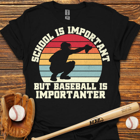 Is Importanter Catcher T-Shirt - HomeRun PrintsT-Shirt