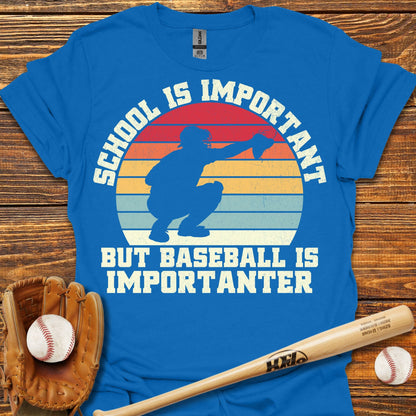 Is Importanter Catcher T-Shirt - HomeRun PrintsT-Shirt