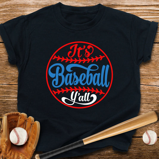 It's Baseball Y'all Youth Tee - HomeRun PrintsKids clothes