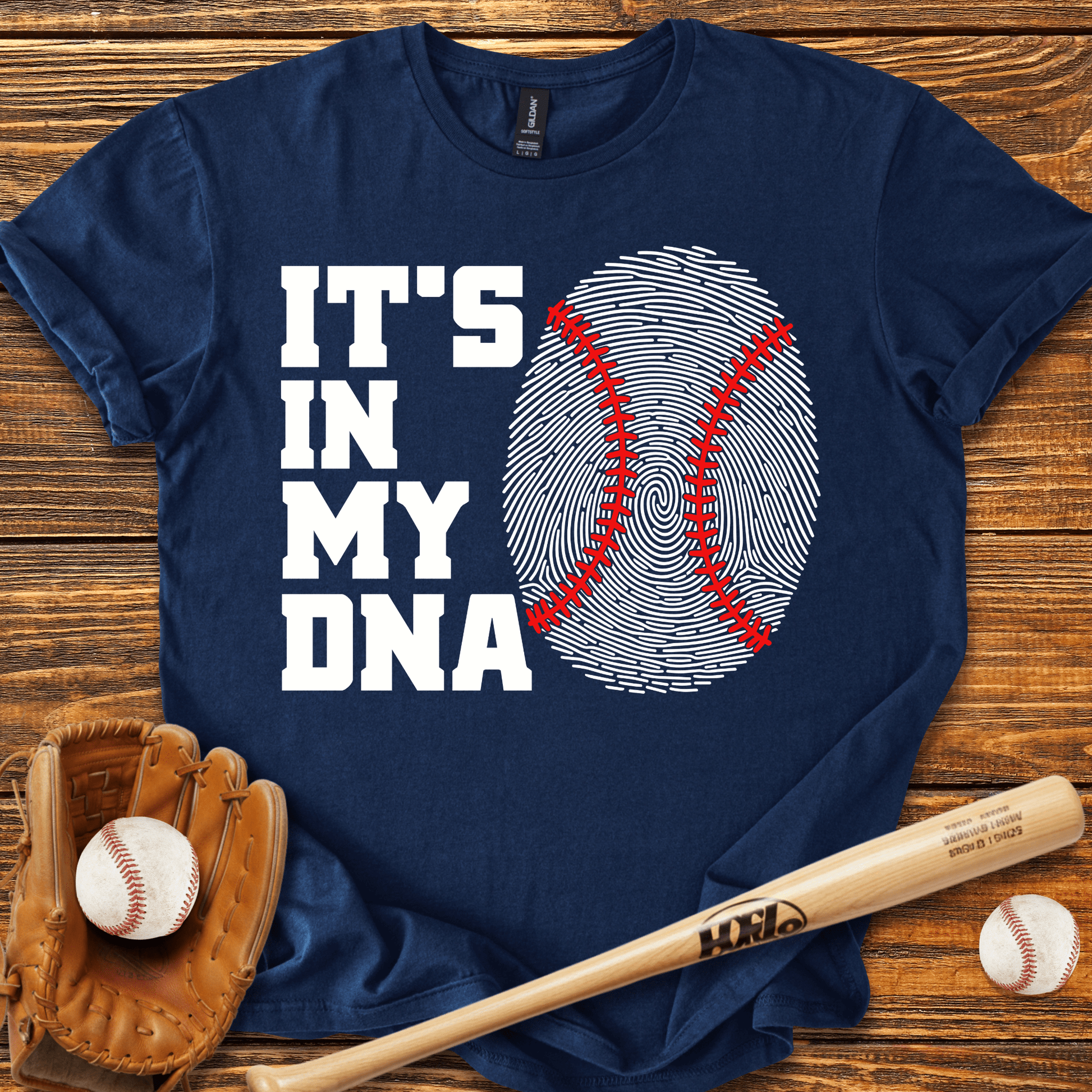 It's In My DNA Baseball T-Shirt - HomeRun PrintsT-Shirt