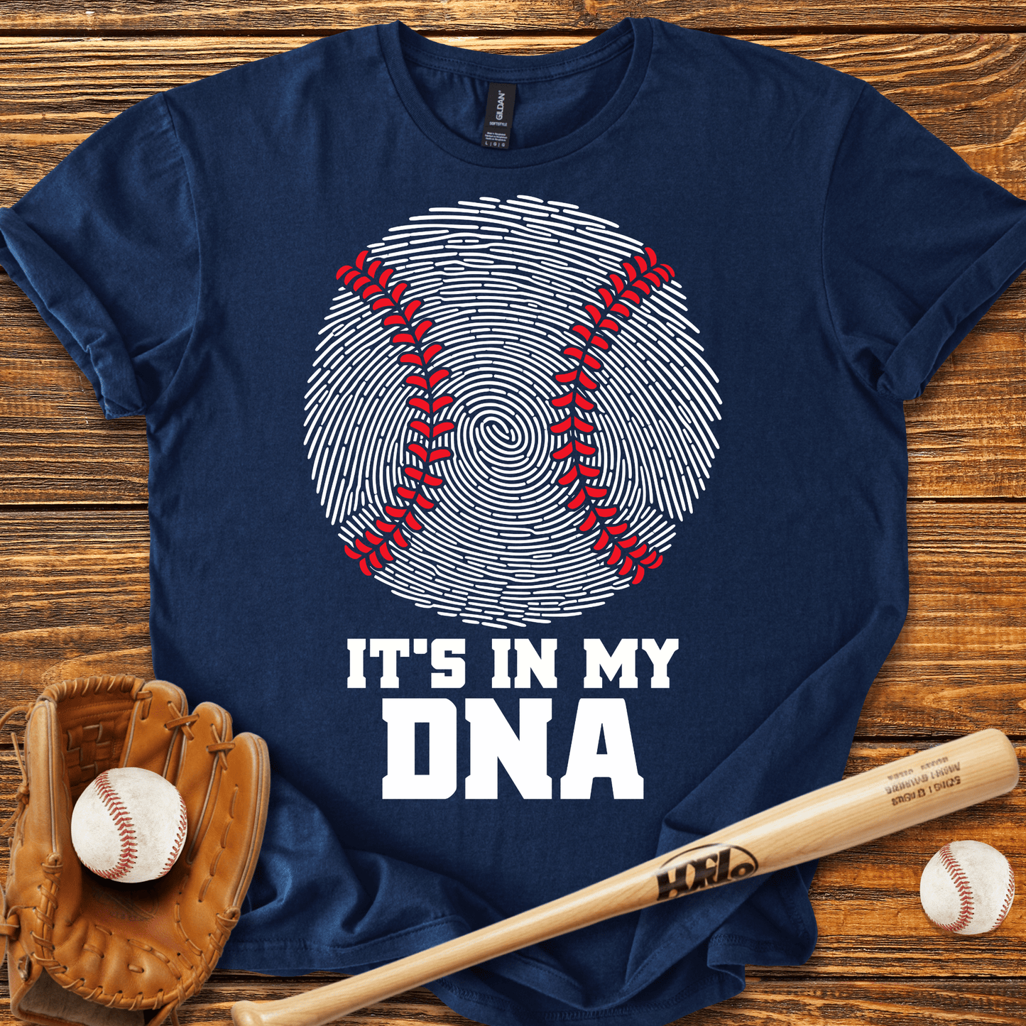 It's In My DNA Baseball T-Shirt - HomeRun PrintsT-Shirt