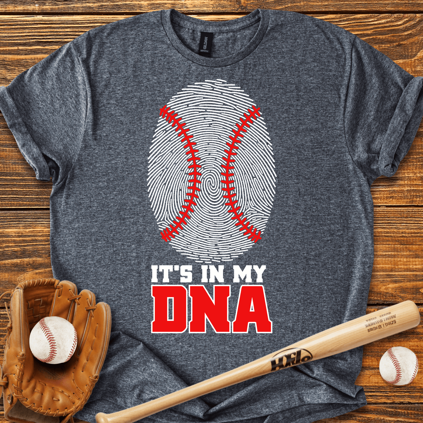 It's In My DNA Baseball T-Shirt - HomeRun PrintsT-Shirt