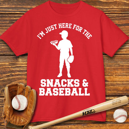 Just Here For Snacks Kids T-shirt - HomeRun PrintsKids clothes