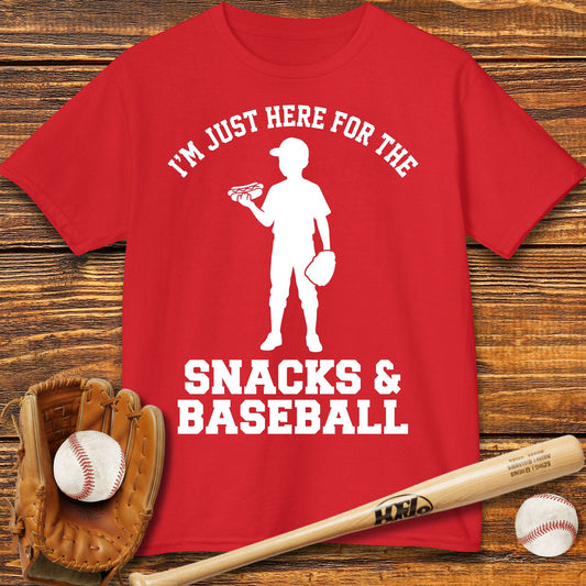 Just Here For Snacks Kids T-shirt - HomeRun PrintsKids clothes