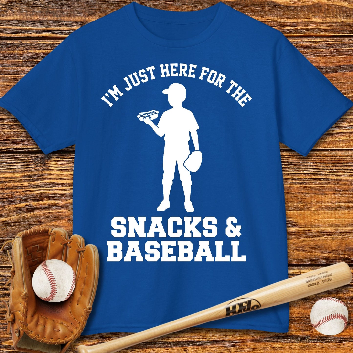 Just Here For Snacks Kids T-shirt - HomeRun PrintsKids clothes