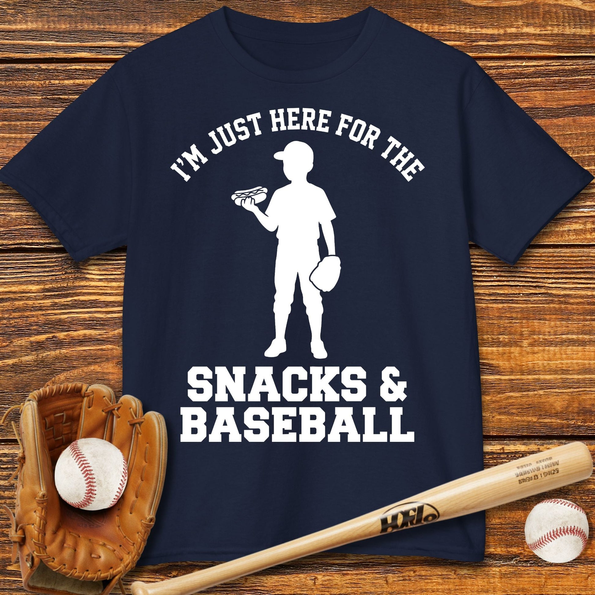 Just Here For Snacks Kids T-shirt - HomeRun PrintsKids clothes