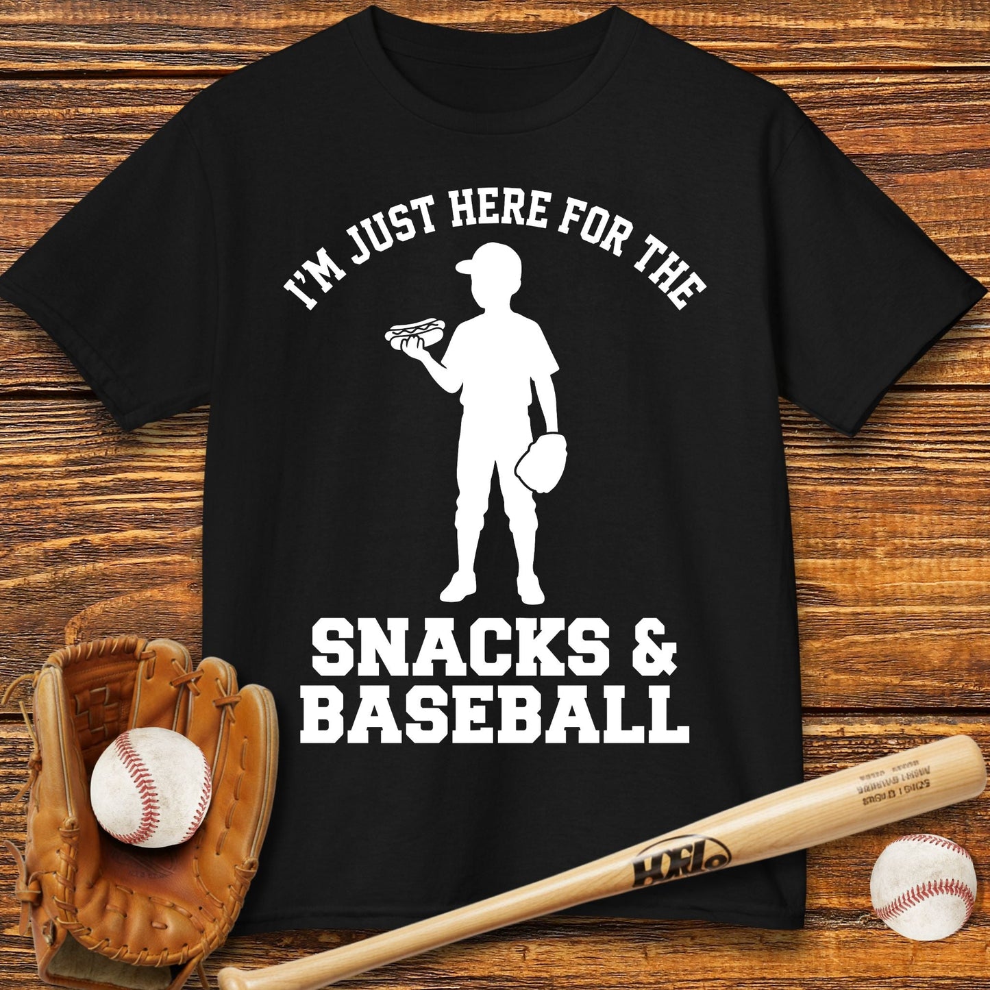Just Here For Snacks Kids T-shirt - HomeRun PrintsKids clothes