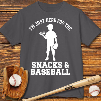 Just Here For Snacks Kids T-shirt - HomeRun PrintsKids clothes