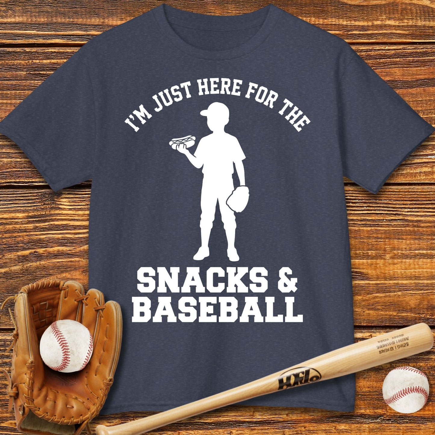 Just Here For Snacks Kids T-shirt - HomeRun PrintsKids clothes