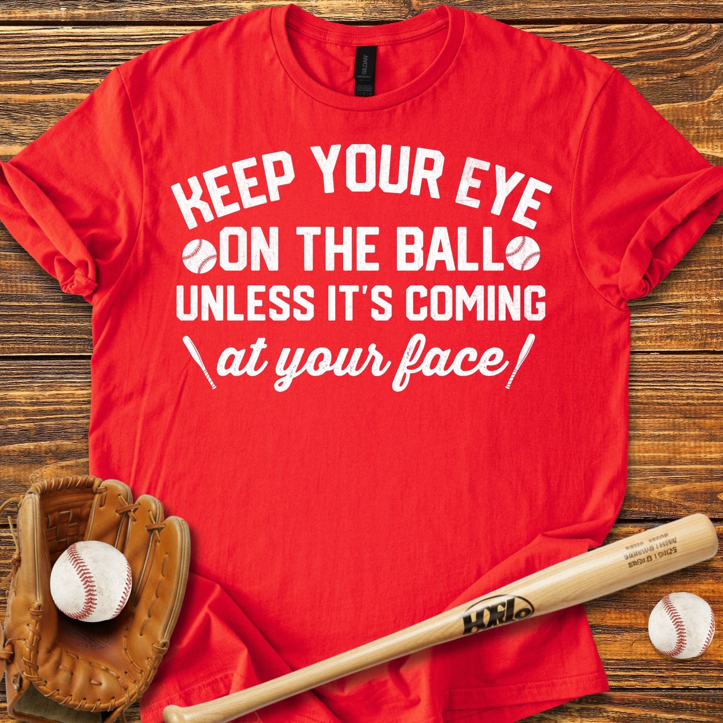 Keep Your Eye On The Ball T-Shirt - HomeRun PrintsT-Shirt