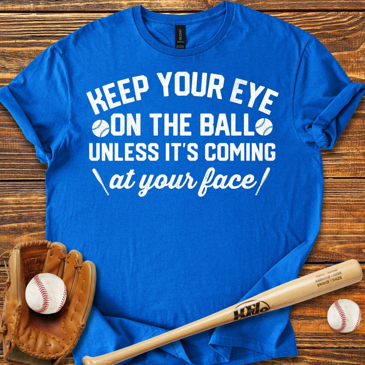 Keep Your Eye On The Ball T-Shirt - HomeRun PrintsT-Shirt
