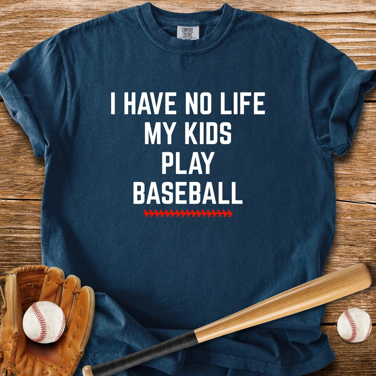 Kids Play Baseball - HomeRun PrintsComfort Colors