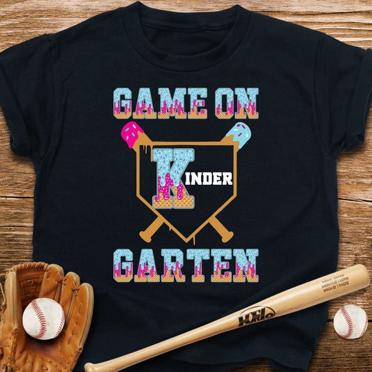 Kindergarten Game On Kids T-shirt - HomeRun PrintsKids clothes