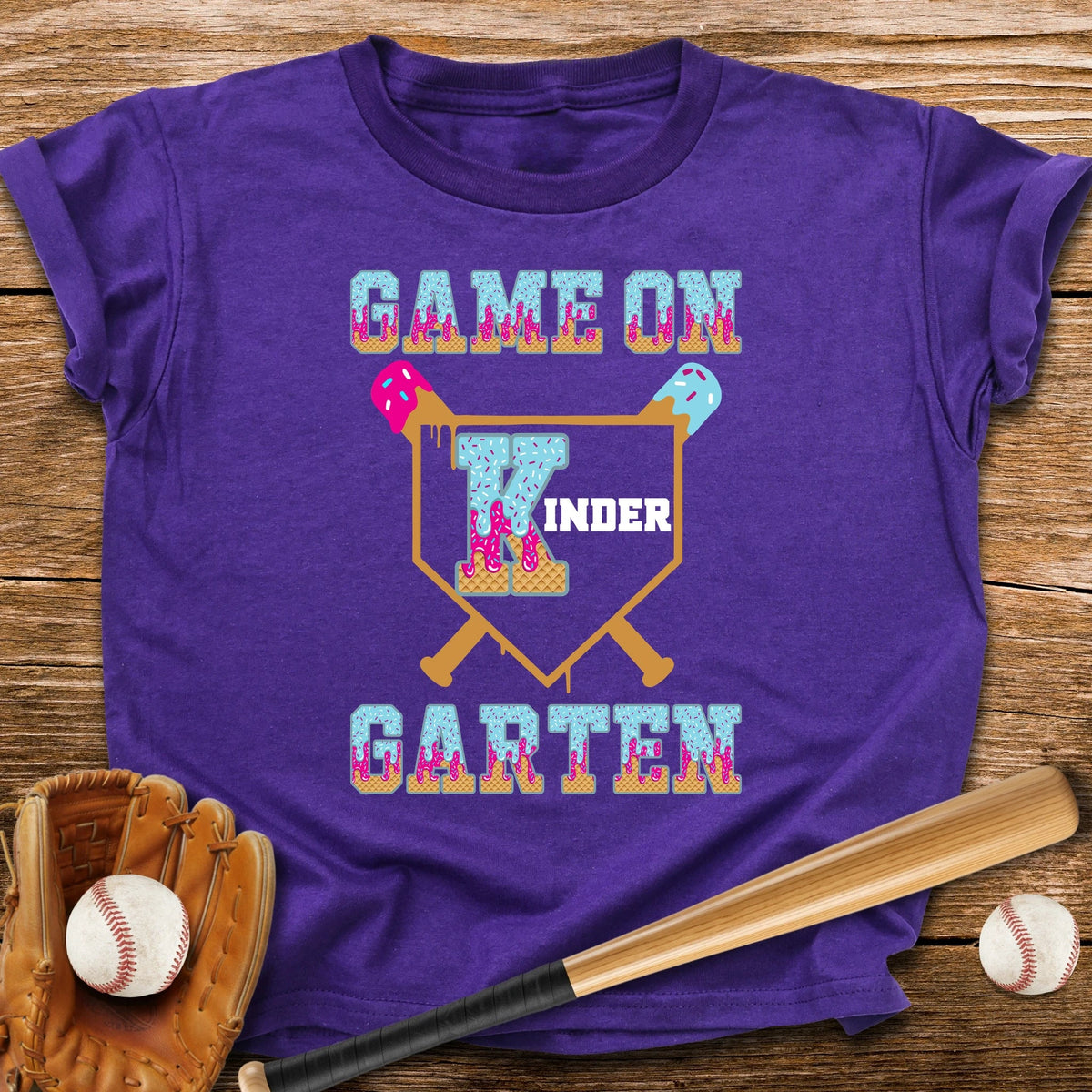 Kindergarten Game On Youth Tee - HomeRun PrintsKids clothes