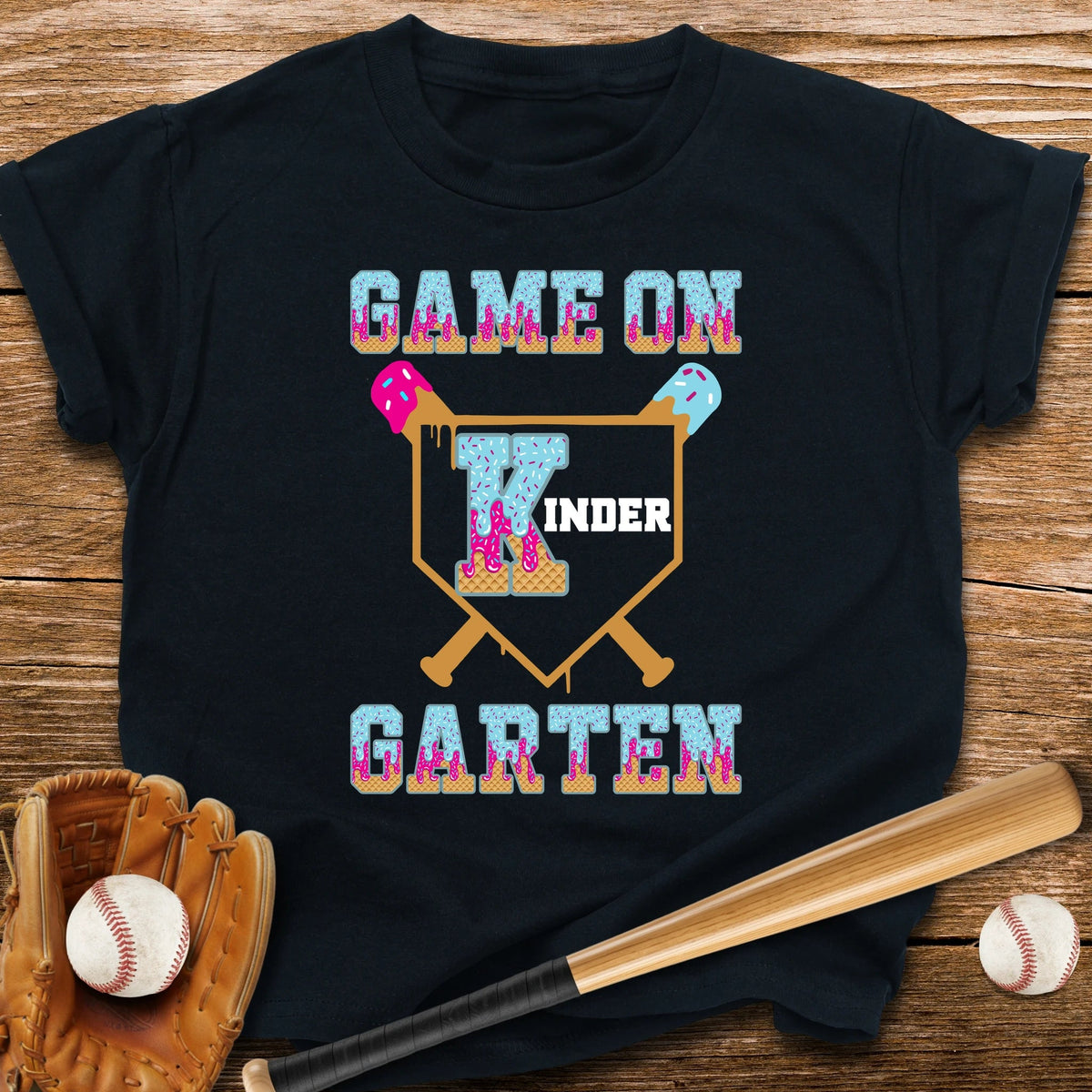 Kindergarten Game On Youth Tee - HomeRun PrintsKids clothes