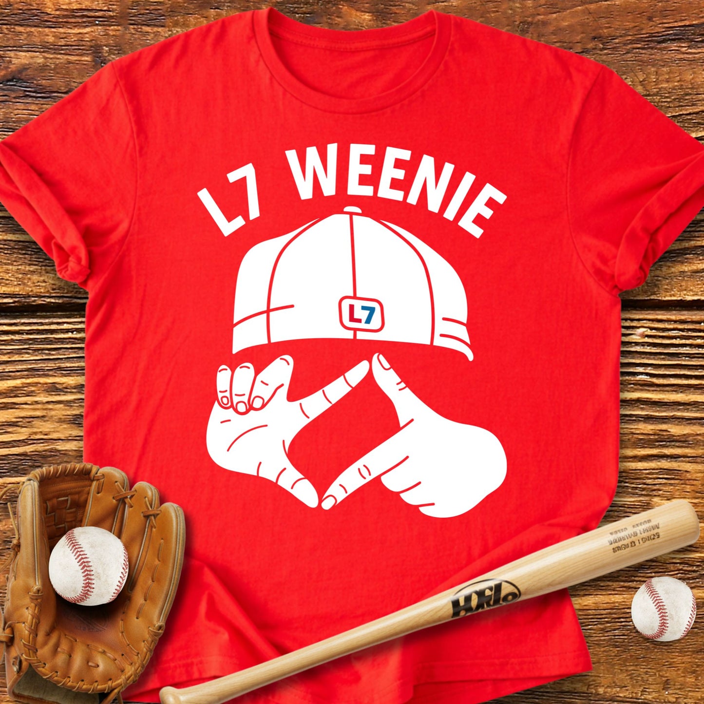 L7 Weenie Adult T-Shirt - HomeRun PrintsT-Shirt