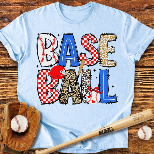 Leopard Print Baseball T-Shirt - HomeRun PrintsT-Shirt