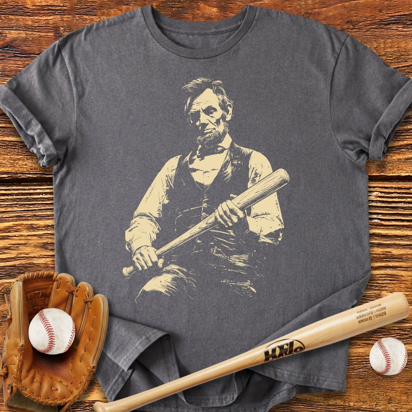 Lincoln Baseball T-shirt - HomeRun PrintsT-Shirt