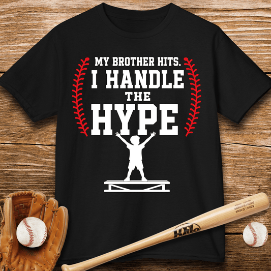 Little Brother Runs Hype Kids T-shirt - HomeRun PrintsKids clothes