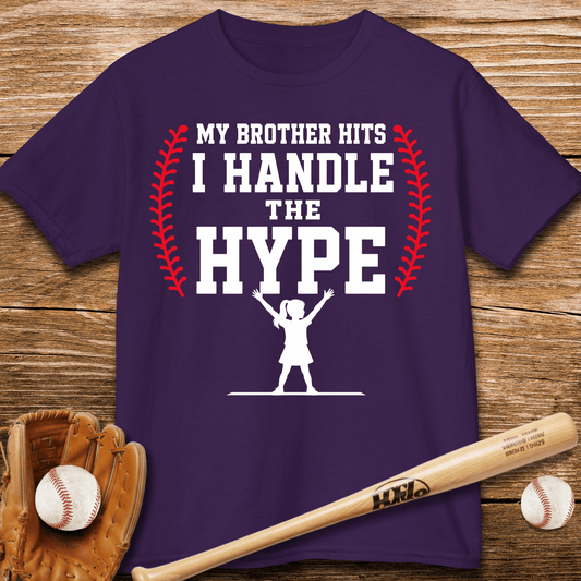 Little Sister Runs Hype Kids T-shirt - HomeRun PrintsKids clothes