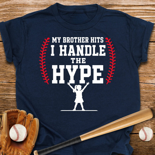 Little Sister Runs Hype Youth Tee - HomeRun PrintsKids clothes