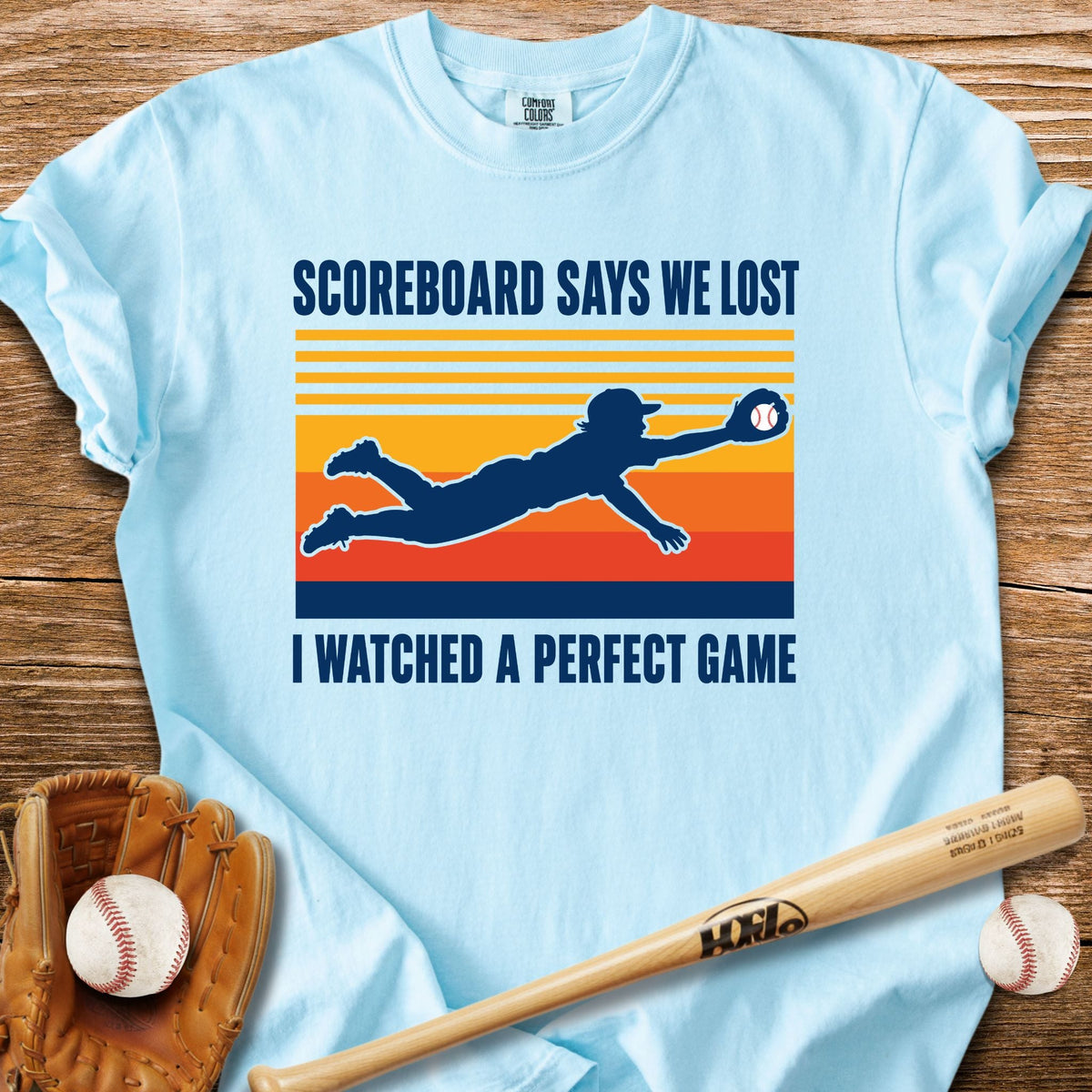 Losing Score Perfect Effort T-Shirt - HomeRun PrintsComfort Colors