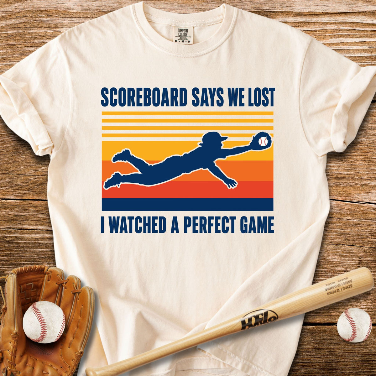 Losing Score Perfect Effort T-Shirt - HomeRun PrintsComfort Colors