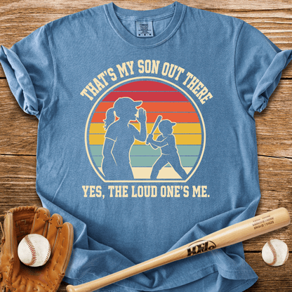 Loud Baseball Mom T-Shirt - HomeRun PrintsComfort Colors