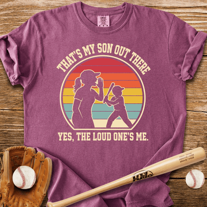 Loud Baseball Mom T-Shirt - HomeRun PrintsComfort Colors