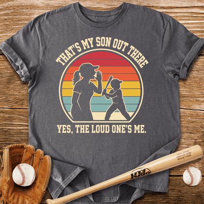 Loud Baseball Mom T-Shirt - HomeRun PrintsT-Shirt