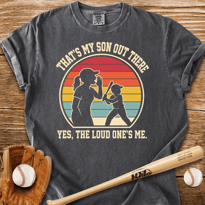 Loud Baseball Mom T-Shirt - HomeRun PrintsComfort Colors