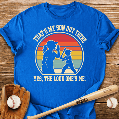Loud Baseball Mom T-Shirt - HomeRun PrintsT-Shirt