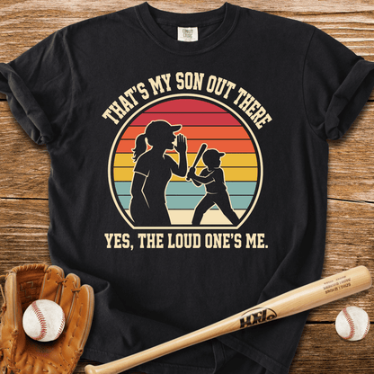 Loud Baseball Mom T-Shirt - HomeRun PrintsComfort Colors