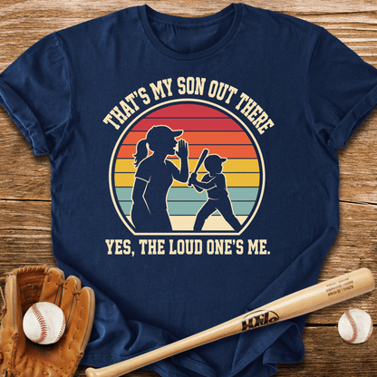 Loud Baseball Mom T-Shirt - HomeRun PrintsT-Shirt