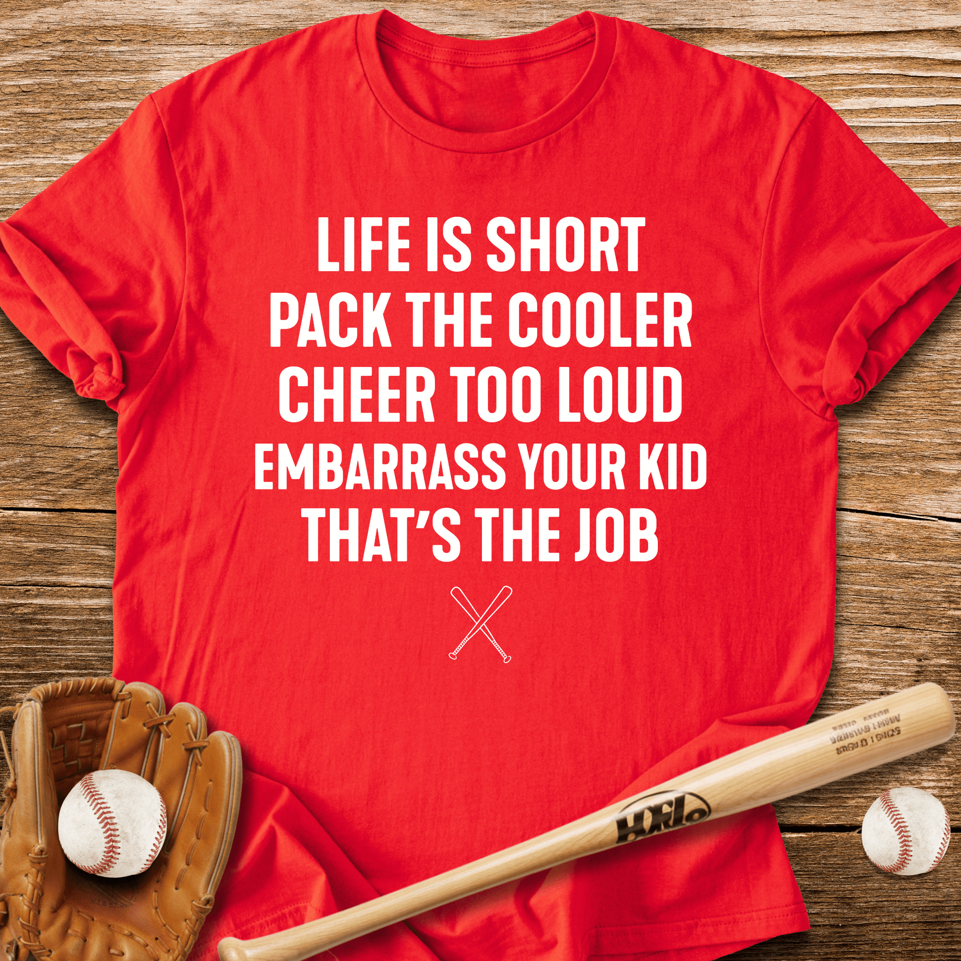 Loud Baseball Parent Life T-Shirt - HomeRun PrintsT-Shirt