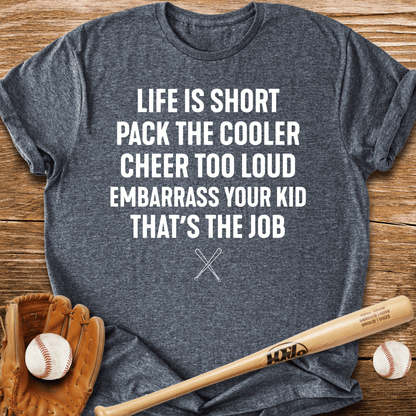 Loud Baseball Parent Life T-Shirt - HomeRun PrintsT-Shirt