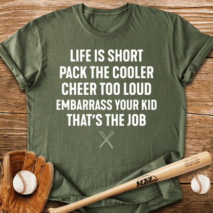 Loud Baseball Parent Life T-Shirt - HomeRun PrintsT-Shirt