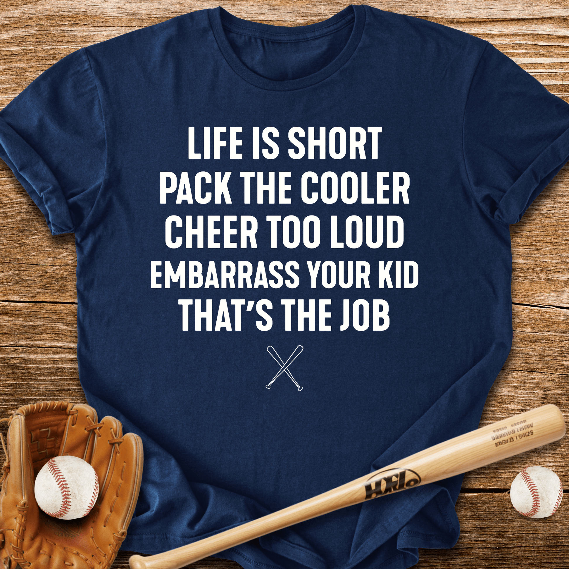 Loud Baseball Parent Life T-Shirt - HomeRun PrintsT-Shirt