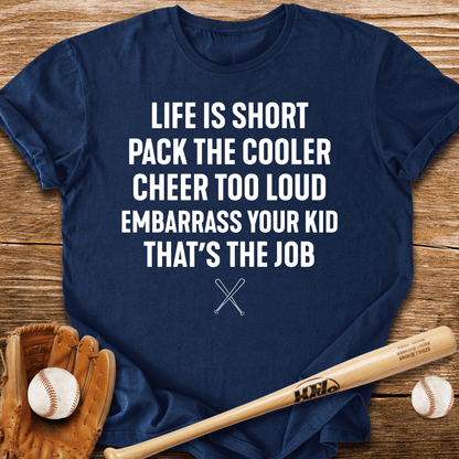Loud Baseball Parent Life T-Shirt - HomeRun PrintsT-Shirt